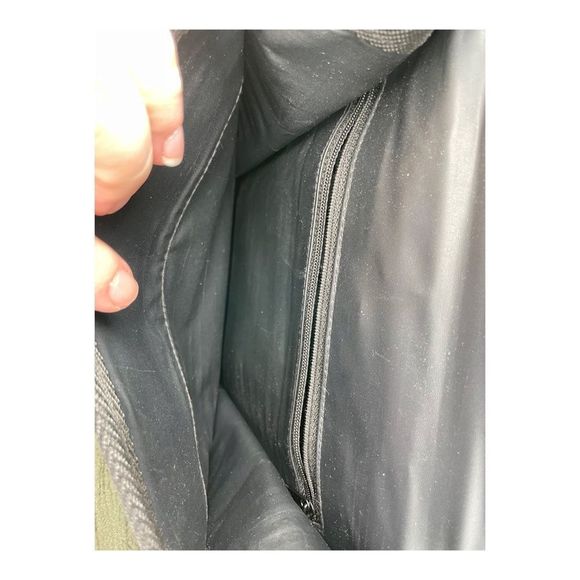 Le Chateau Black Utility Cross Body Satchel Bag PVC - Picture 5 of 12